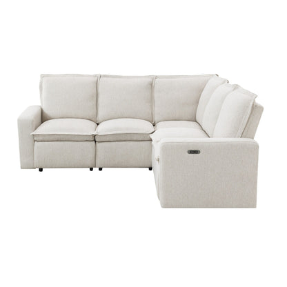 Fauteuil inclinable électrique moderne, canapé moelleux pour home cinéma avec port USB pour salon