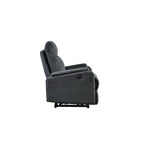 Fauteuil inclinable électrique moderne avec port USB, dossier haut et revêtement facile à nettoyer pour salon ou chambre