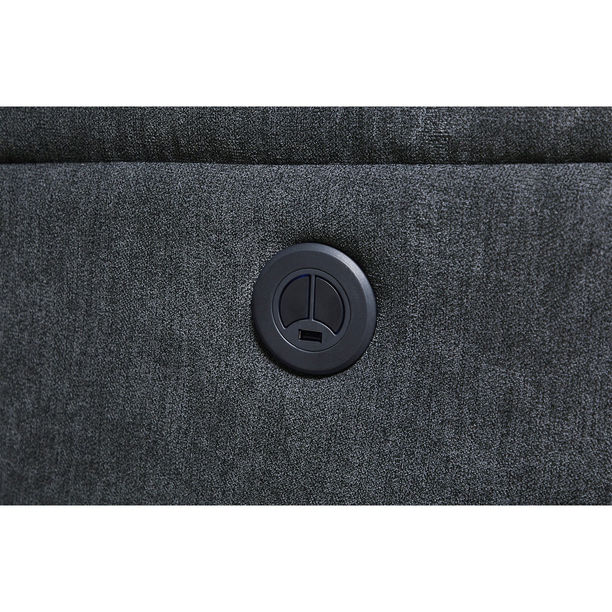 Fauteuil inclinable électrique moderne avec port USB, dossier haut et revêtement facile à nettoyer pour salon ou chambre