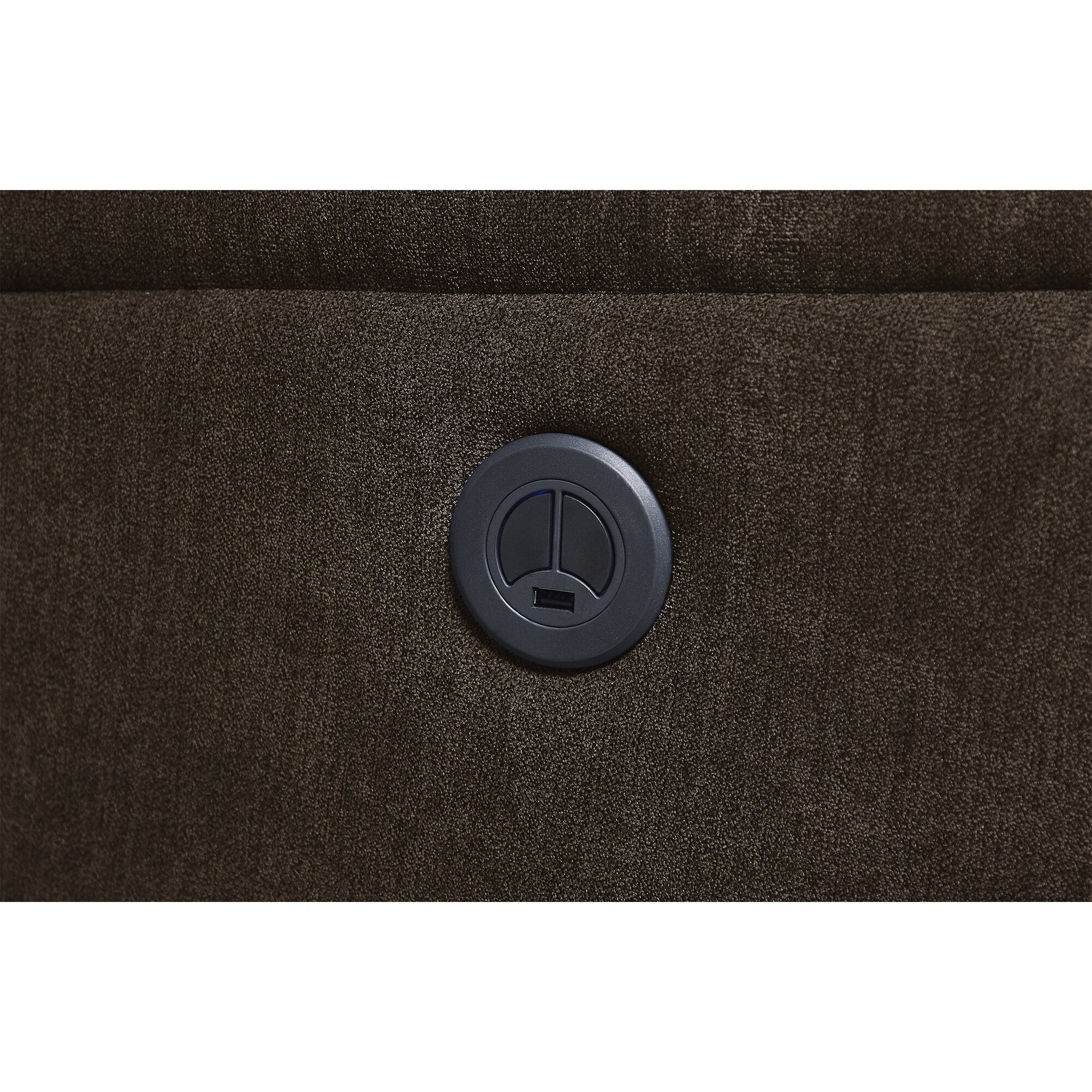 Fauteuil inclinable électrique moderne avec port USB, dossier haut et revêtement facile à nettoyer pour salon ou chambre
