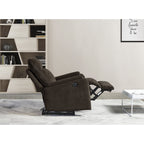 Fauteuil inclinable électrique moderne avec port USB, dossier haut et revêtement facile à nettoyer pour salon ou chambre