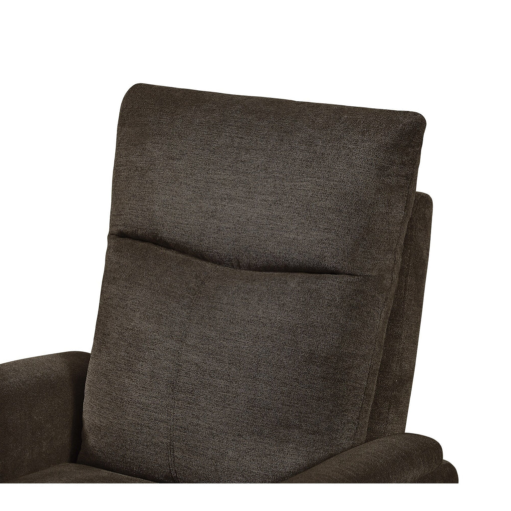 Fauteuil inclinable électrique moderne avec port USB, dossier haut et revêtement facile à nettoyer pour salon ou chambre