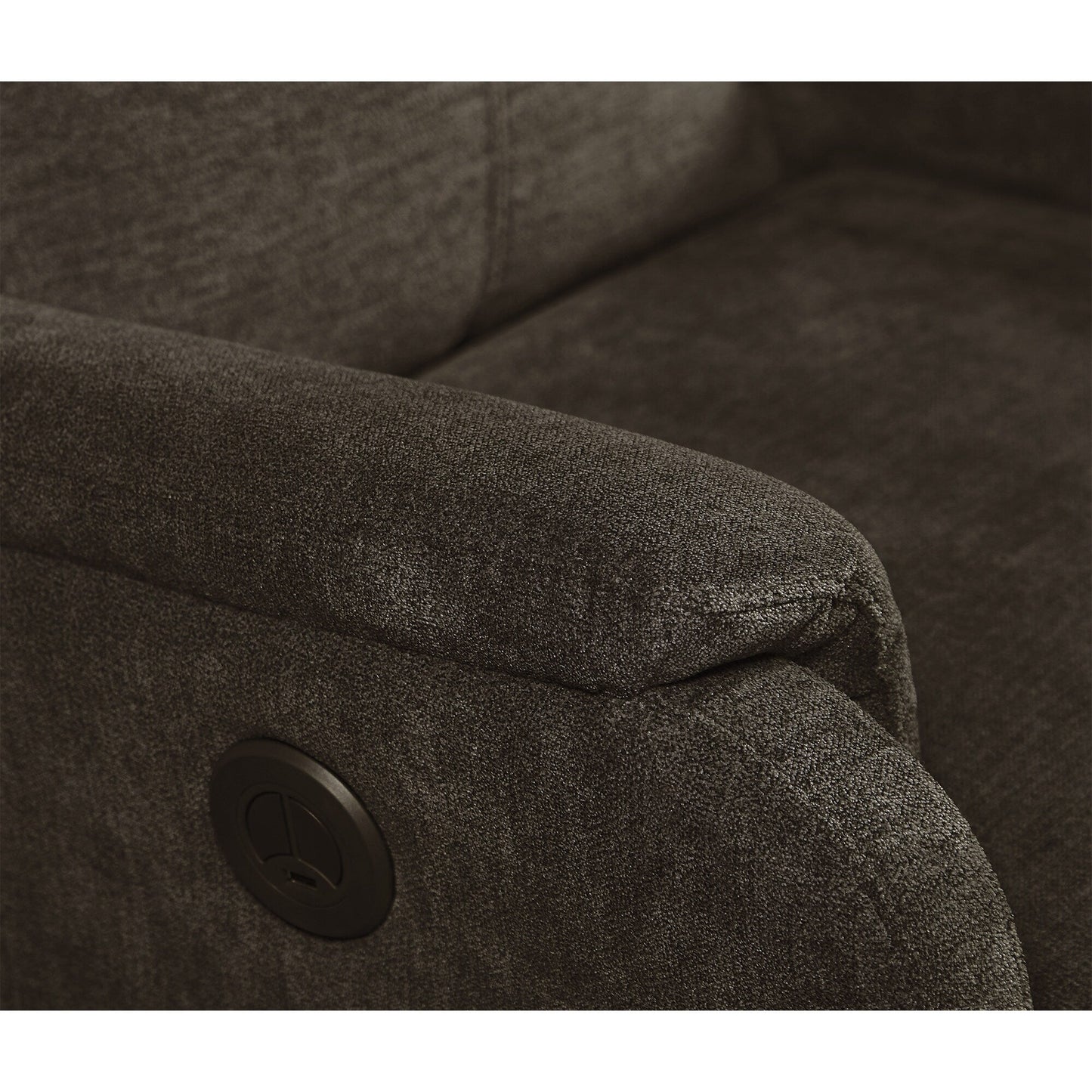 Fauteuil inclinable électrique moderne avec port USB, support complet pour la tête et les lombaires, tissu facile à nettoyer