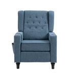 Fauteuil inclinable manuel moderne à dossier bas, siège de cinéma maison, fauteuil de salon à oreilles avec vibrations et chaleur