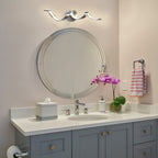 Applique murale à LED pour salle de bain, design spirale moderne, intensité variable