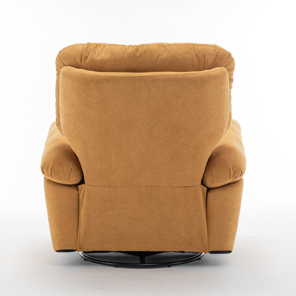 Canapé simple pivotant et inclinable manuel pour home cinéma moderne, réglable, avec repose-pieds et poche latérale