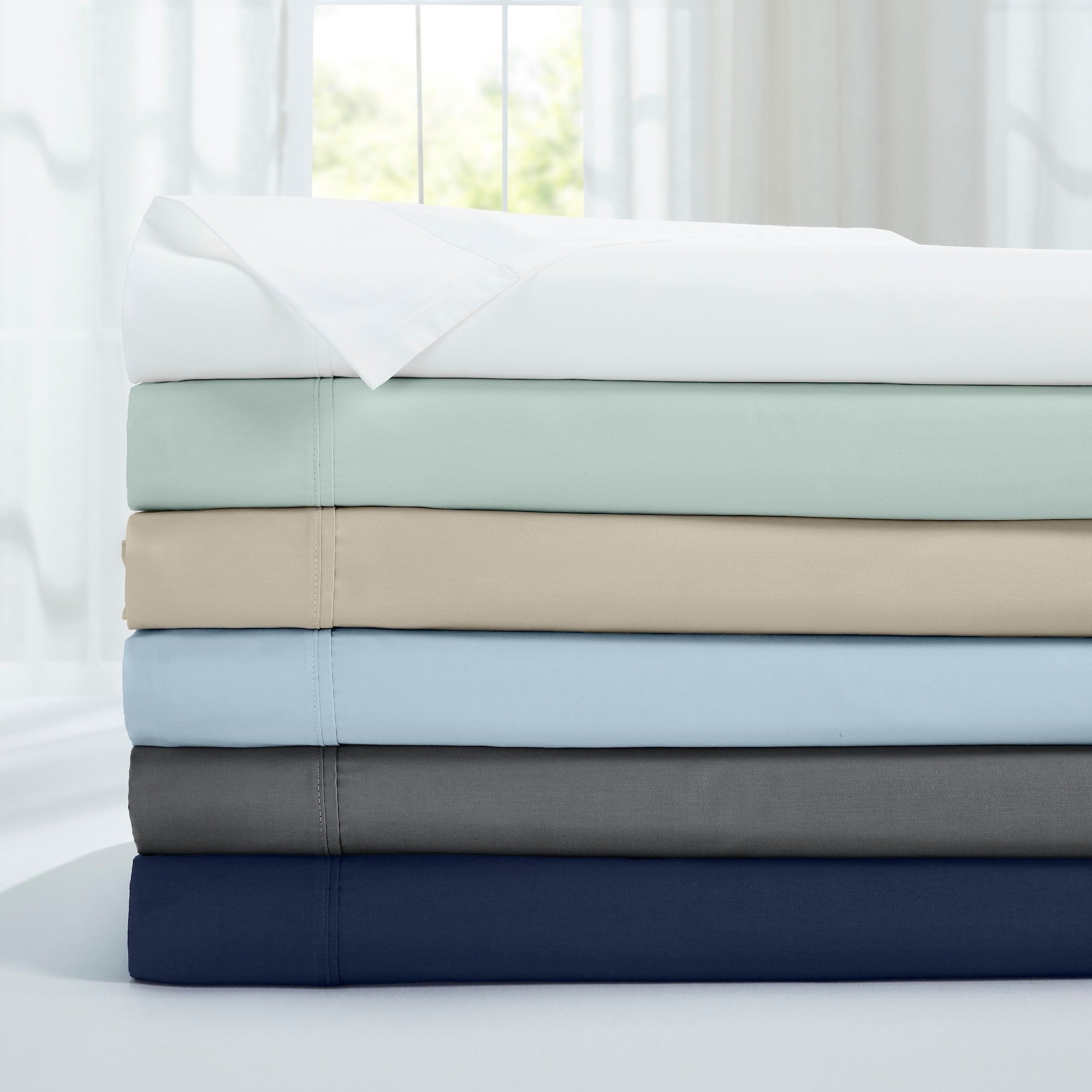 Ensemble de draps 4 pièces Modern Threads 100 % coton égyptien 400 fils au pouce carré