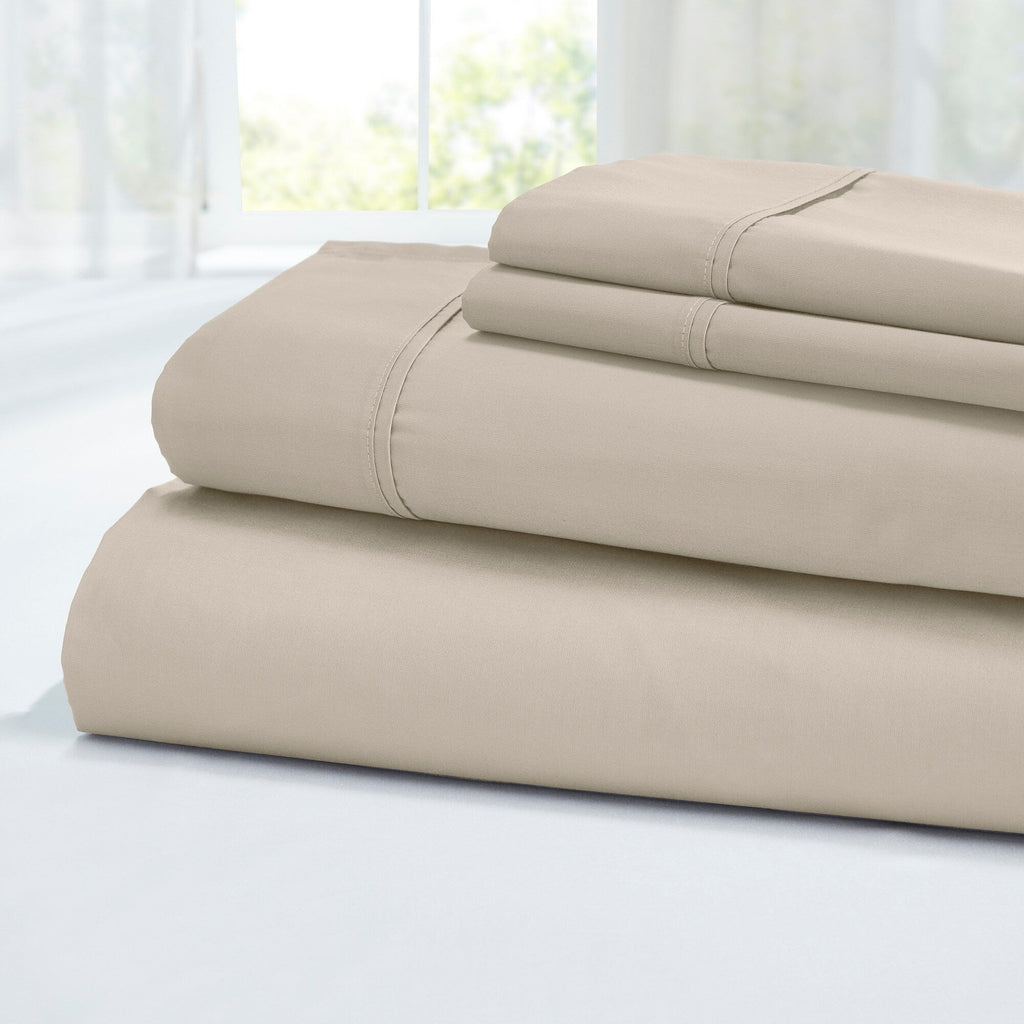 Ensemble de draps 4 pièces Modern Threads 100 % coton égyptien 400 fils au pouce carré