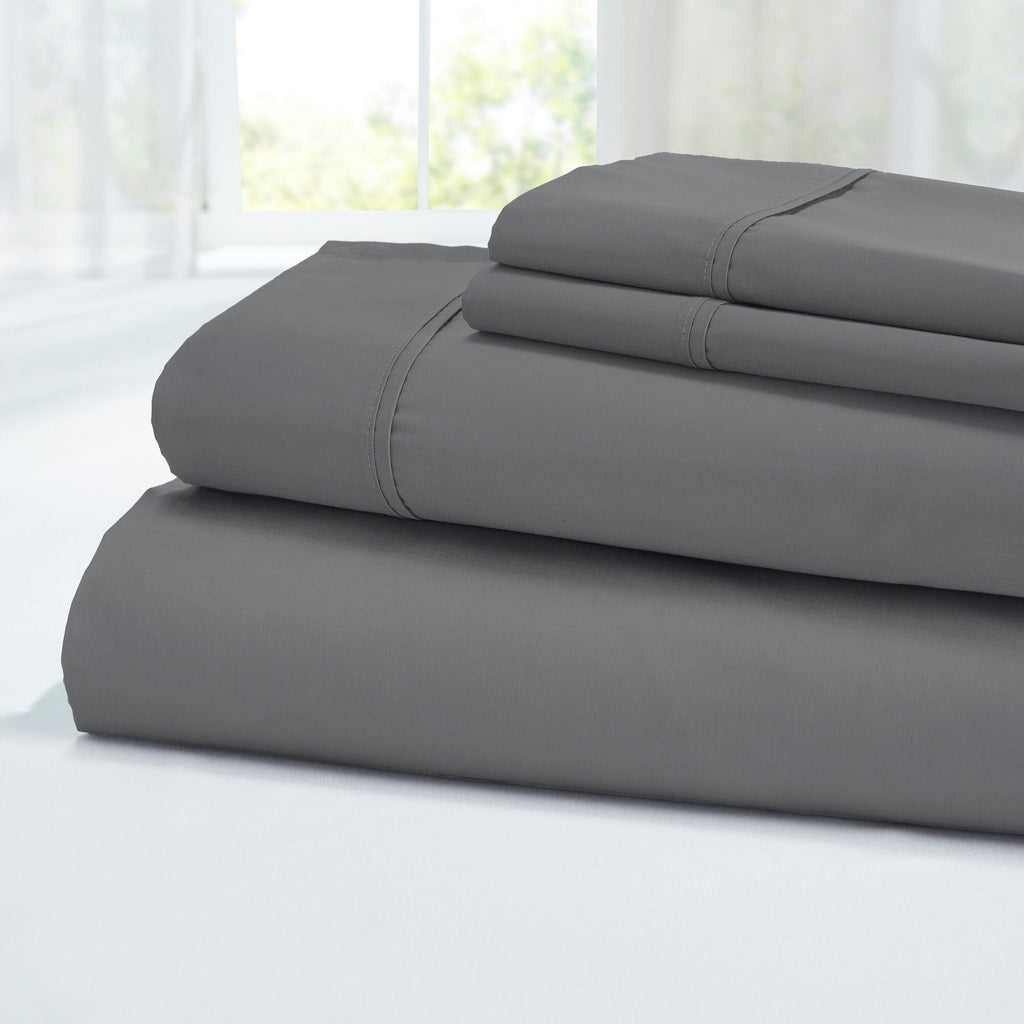 Ensemble de draps 4 pièces Modern Threads 100 % coton égyptien 400 fils au pouce carré