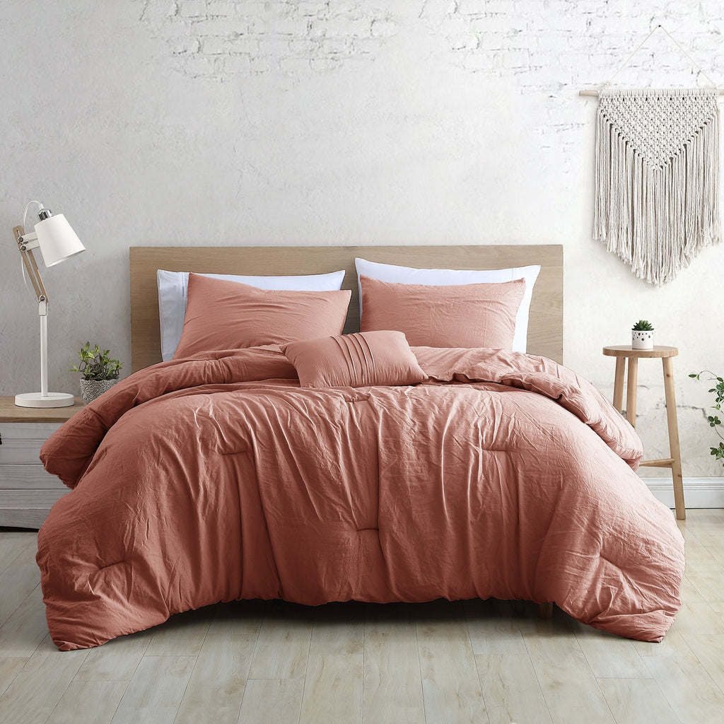 Ensemble de couette Braelyn 4 pièces, délavé, de Modern Threads