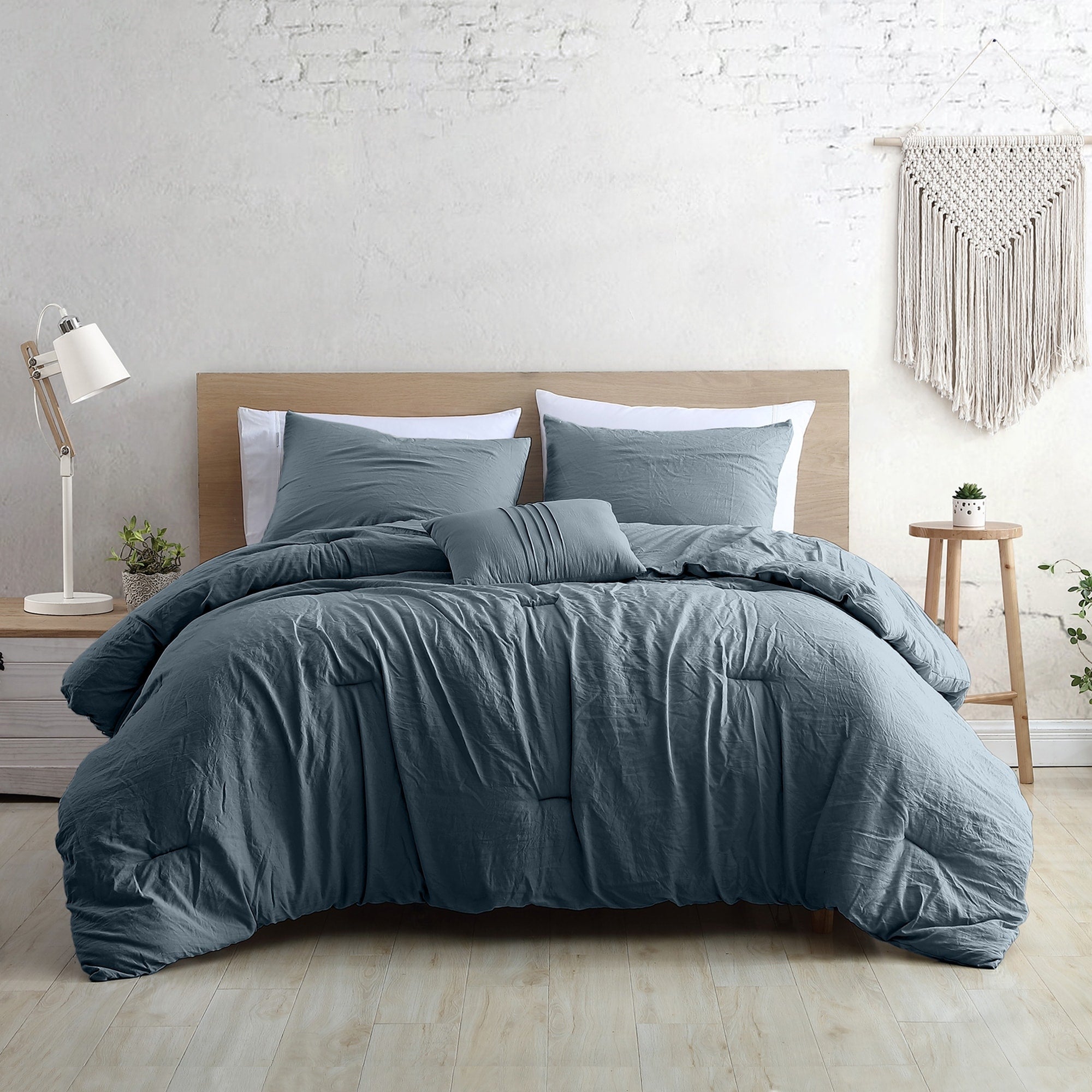 Ensemble de couette Braelyn 4 pièces, délavé, de Modern Threads