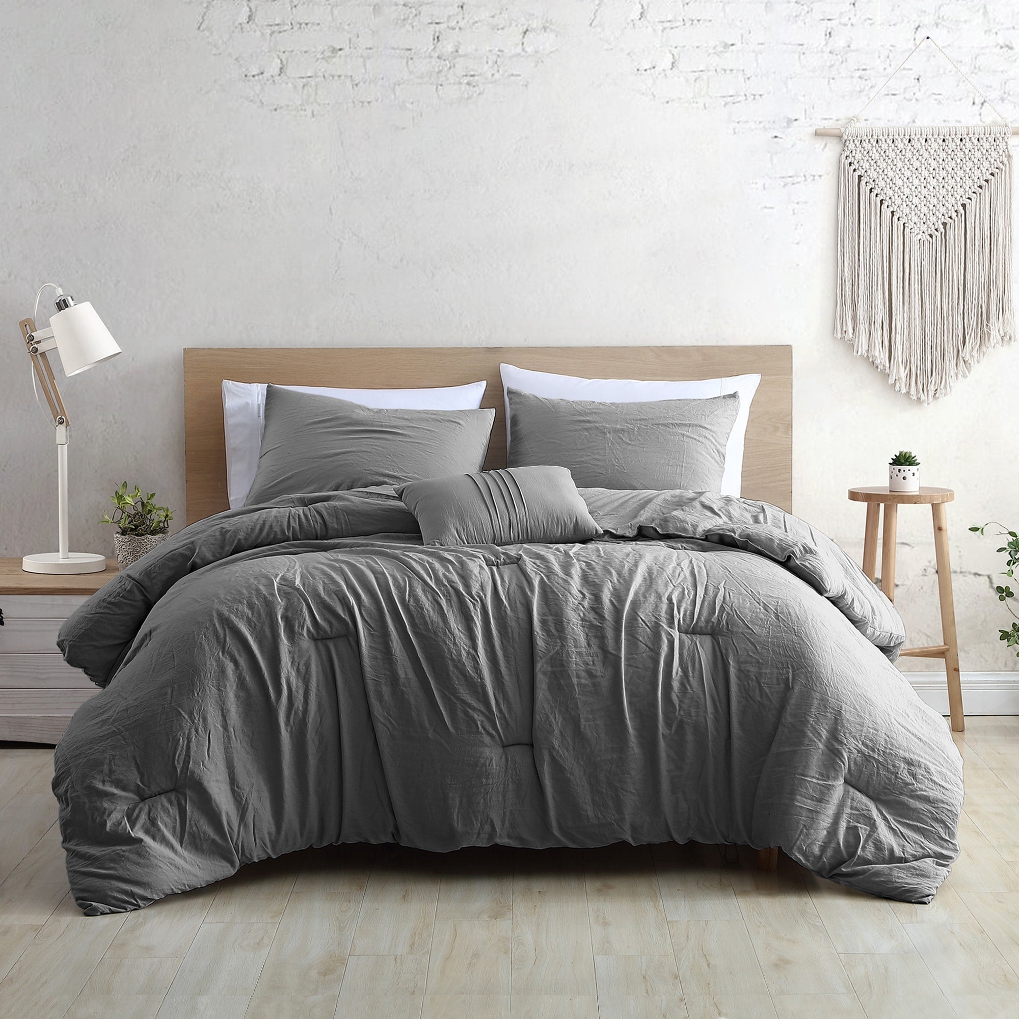 Ensemble de couette Braelyn 4 pièces, délavé, de Modern Threads