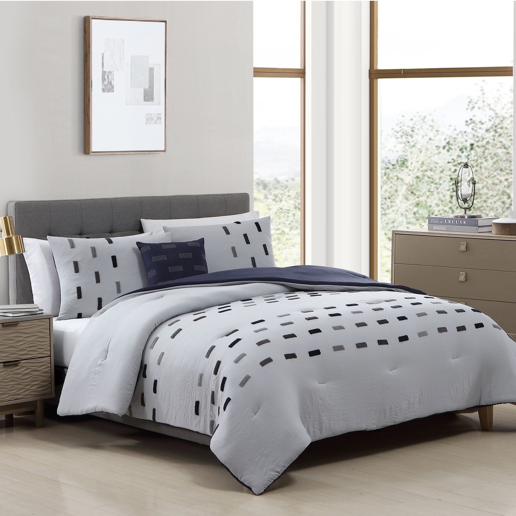 Ensemble de couette 4 pièces Modern Threads English Laundry Drew orné