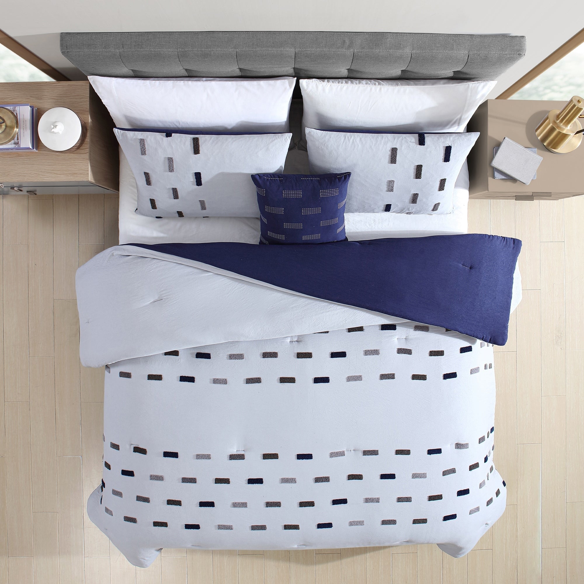 Ensemble de couette 4 pièces Modern Threads English Laundry Drew orné