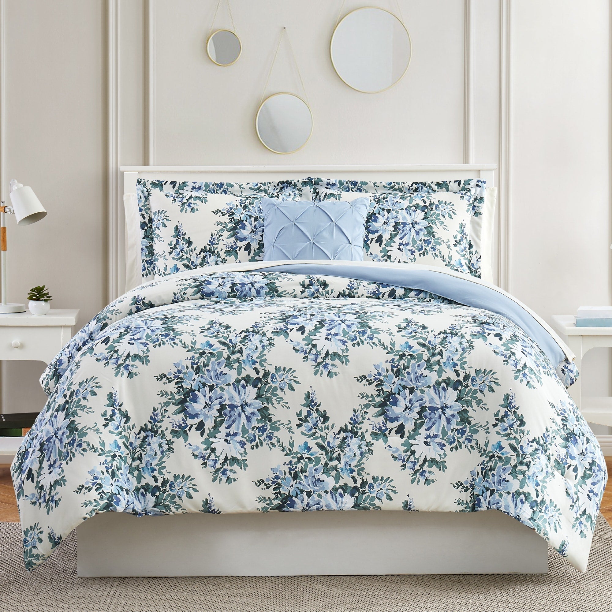 Parure de lit complète imprimée Modern Threads Kara 8 pièces