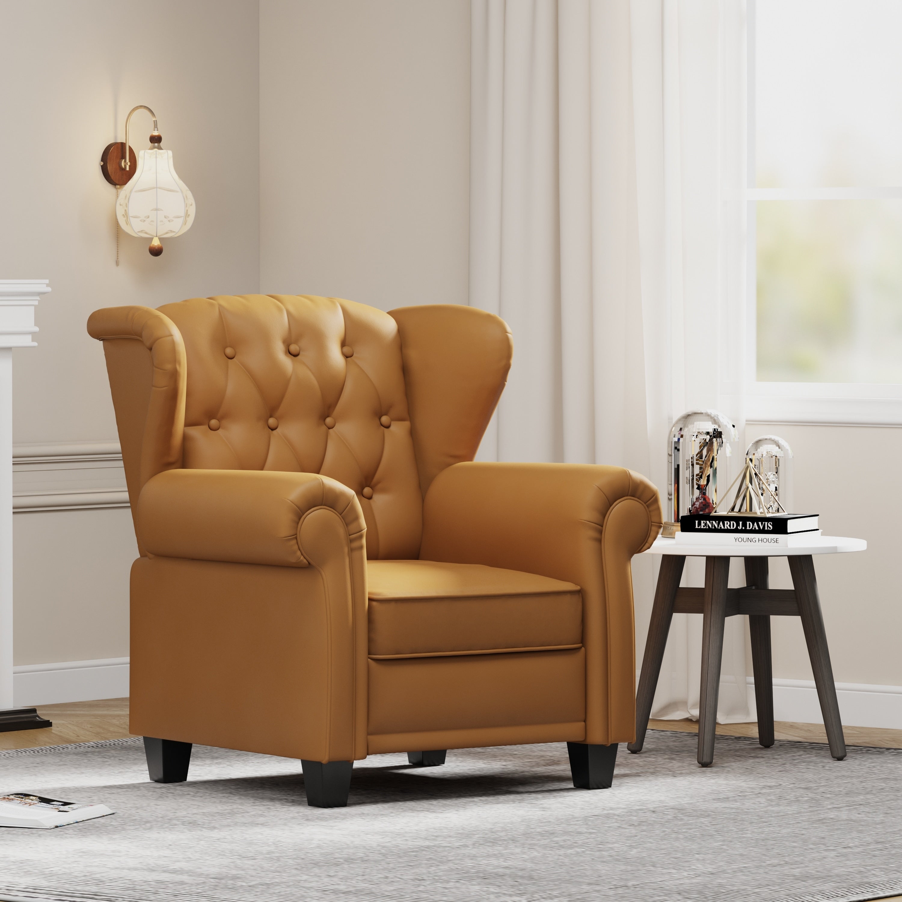 Fauteuil inclinable moderne capitonné et relevable