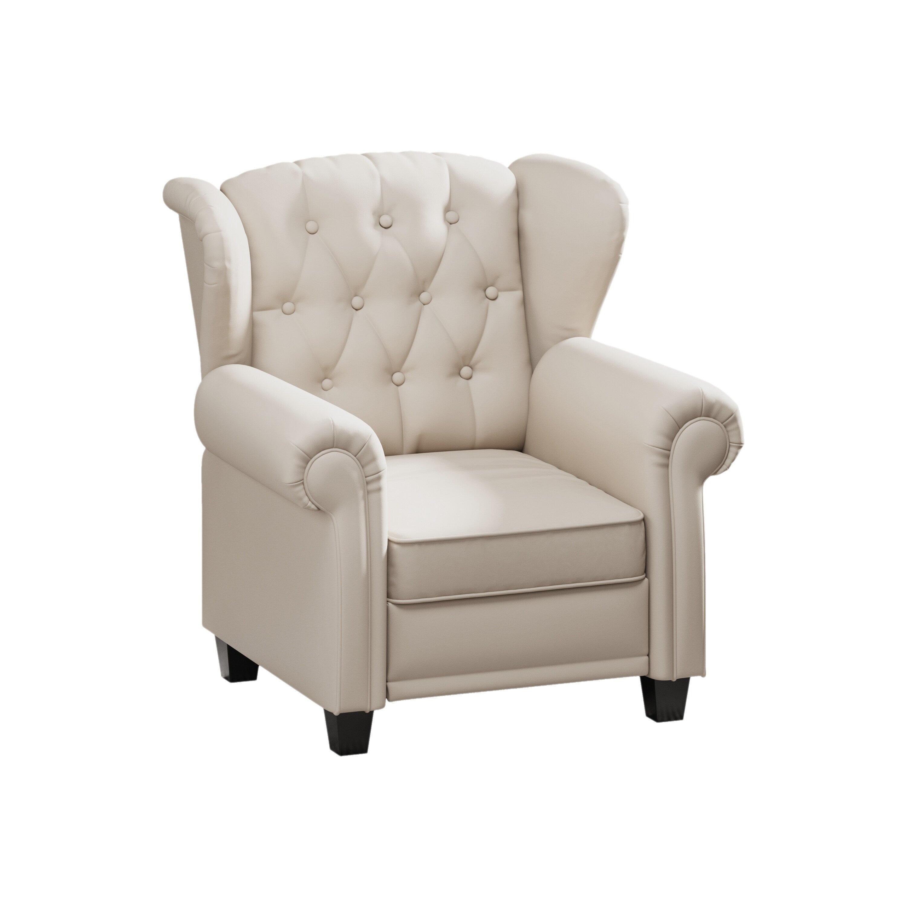 Fauteuil inclinable moderne capitonné et relevable