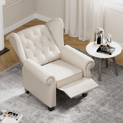 Fauteuil inclinable moderne capitonné et relevable