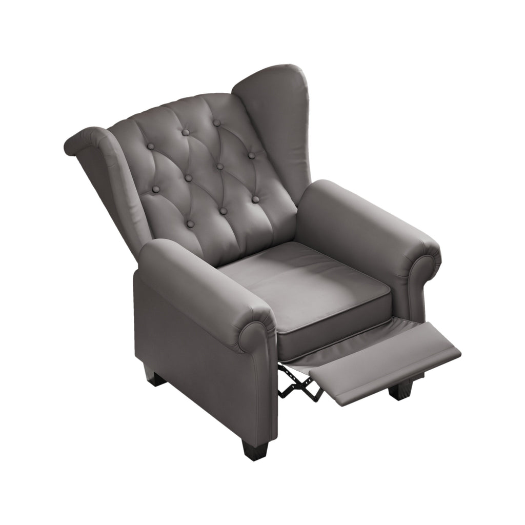 Fauteuil inclinable moderne capitonné et relevable