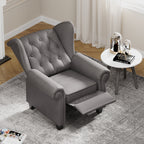 Fauteuil inclinable moderne capitonné et relevable