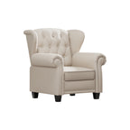 Fauteuil inclinable moderne capitonné et relevable