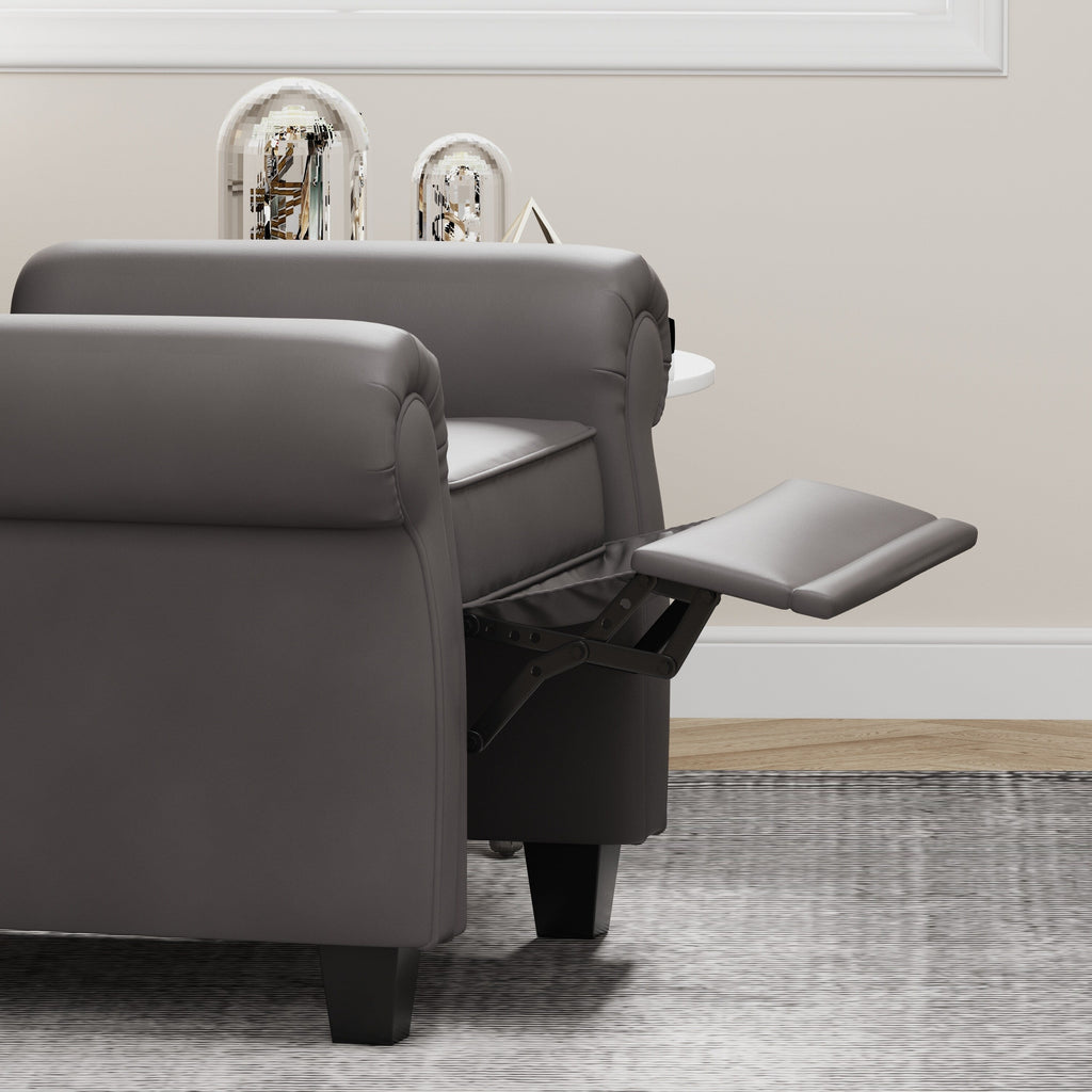 Fauteuil inclinable moderne capitonné et relevable