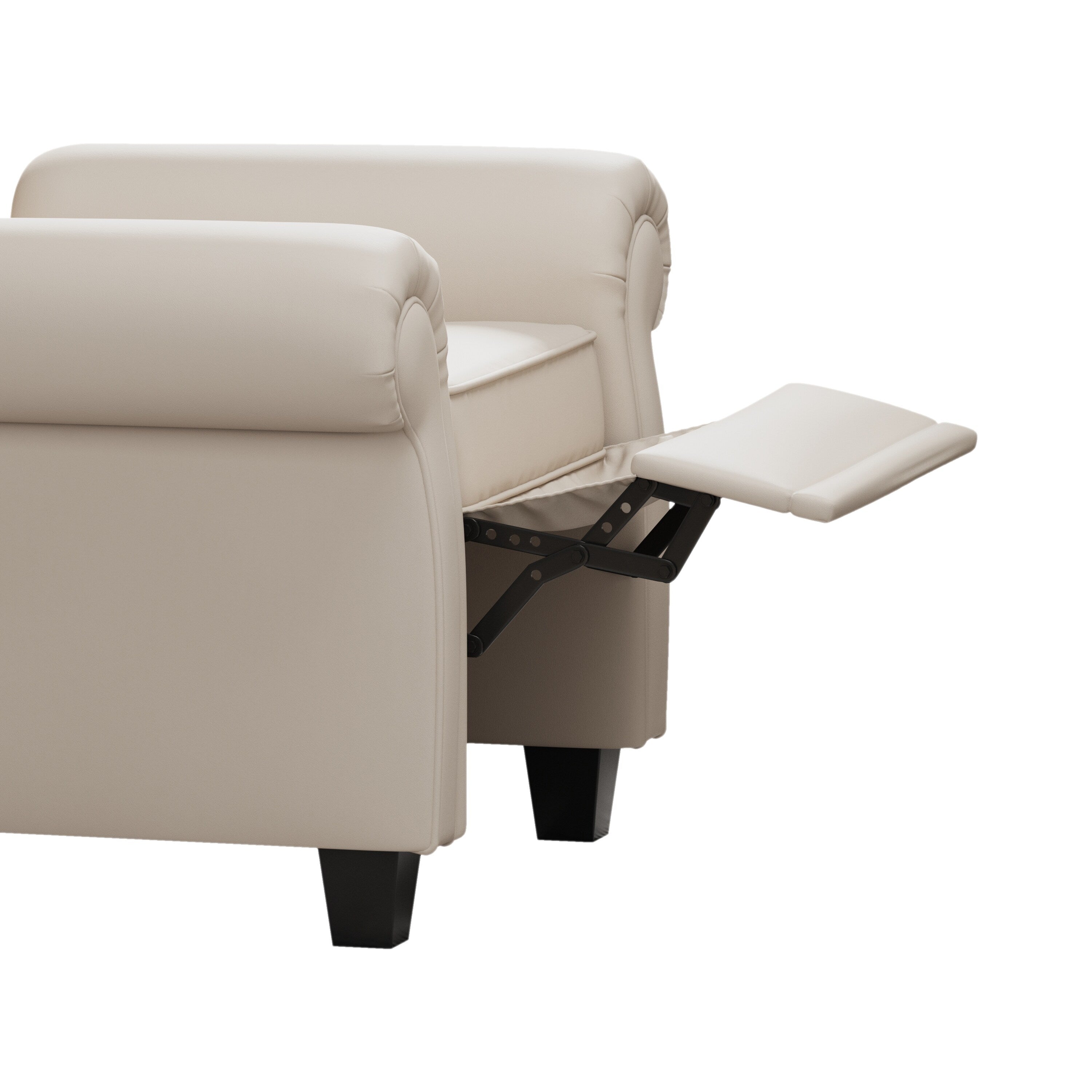 Fauteuil inclinable moderne capitonné et relevable
