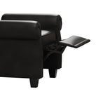 Fauteuil inclinable moderne capitonné et relevable