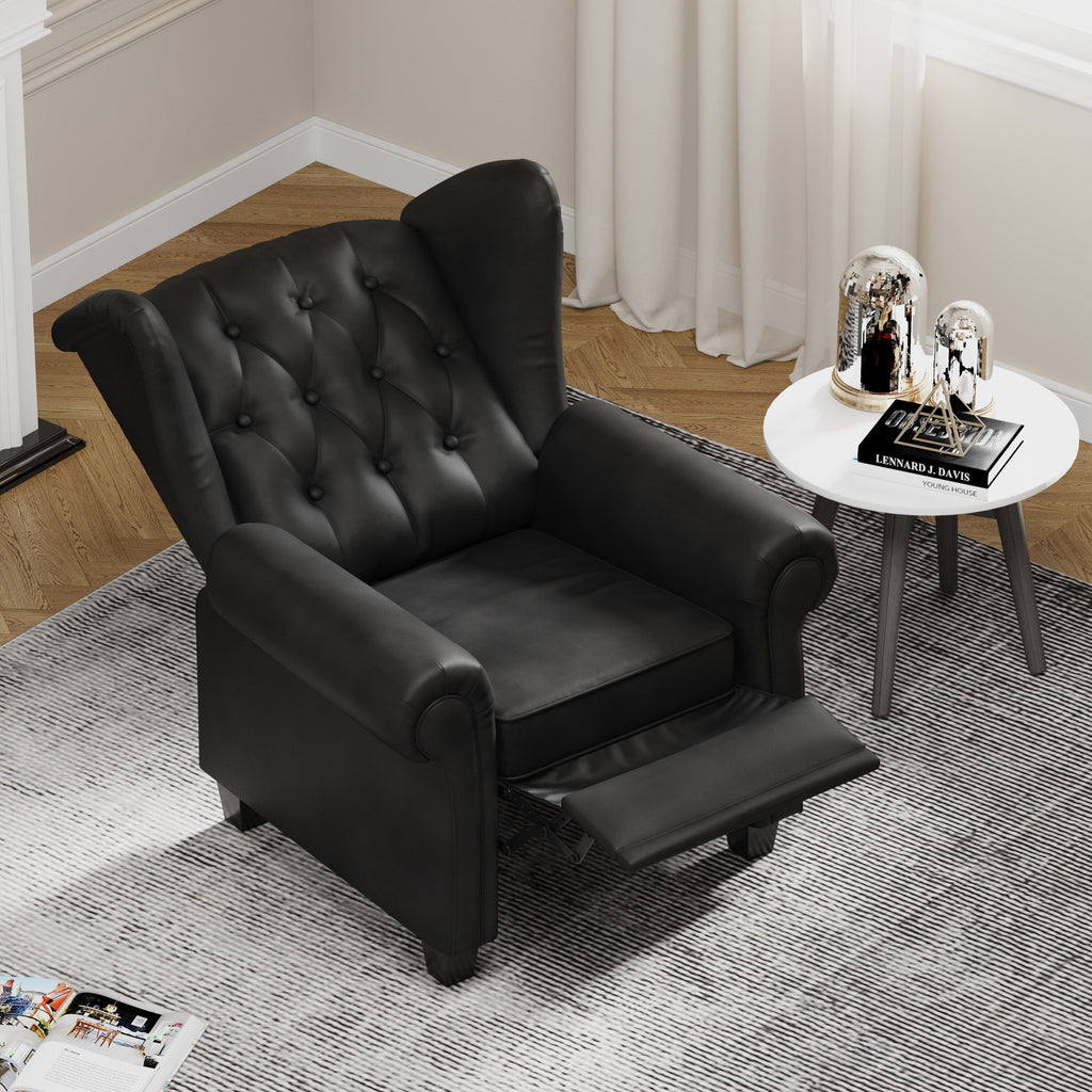 Fauteuil inclinable moderne capitonné et relevable