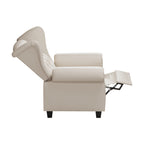 Fauteuil inclinable moderne capitonné et relevable