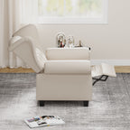 Fauteuil inclinable moderne capitonné et relevable