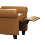 Fauteuil inclinable moderne capitonné et relevable