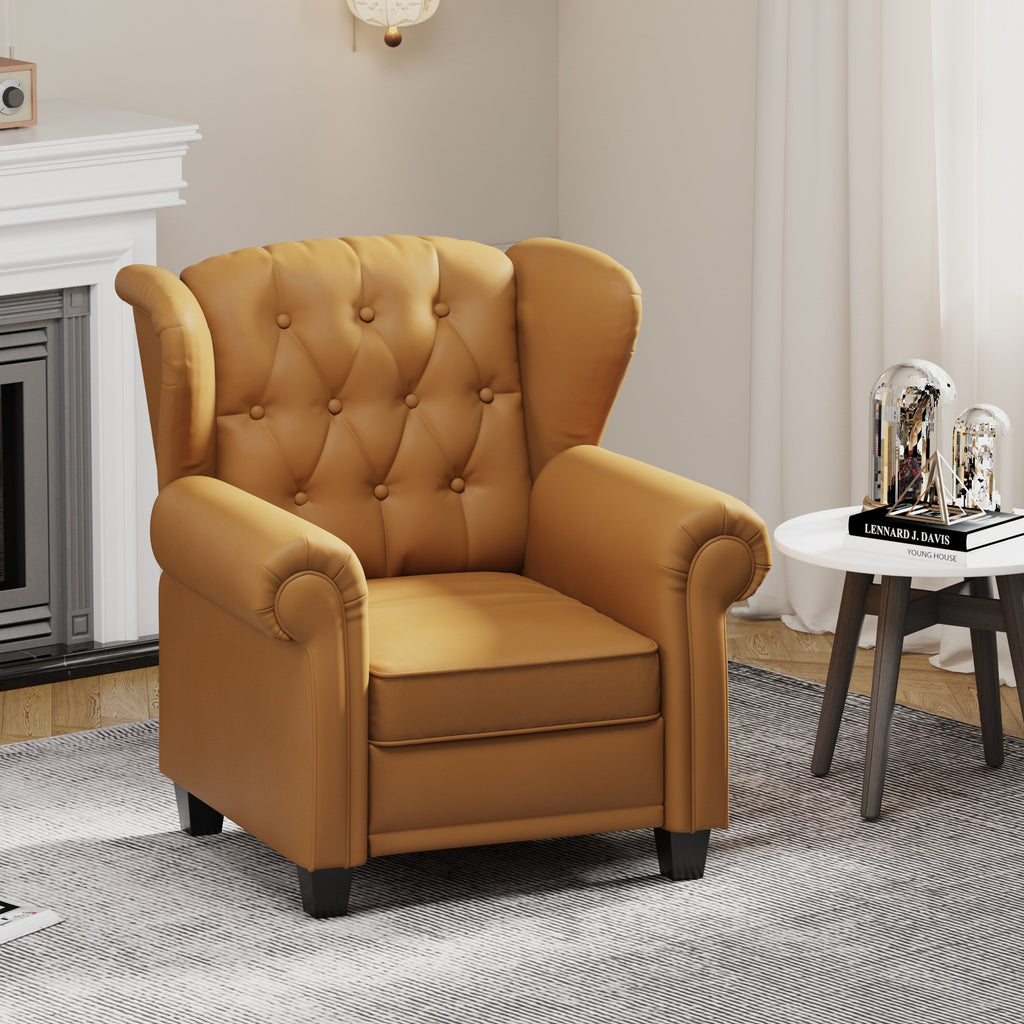 Fauteuil inclinable moderne capitonné et relevable