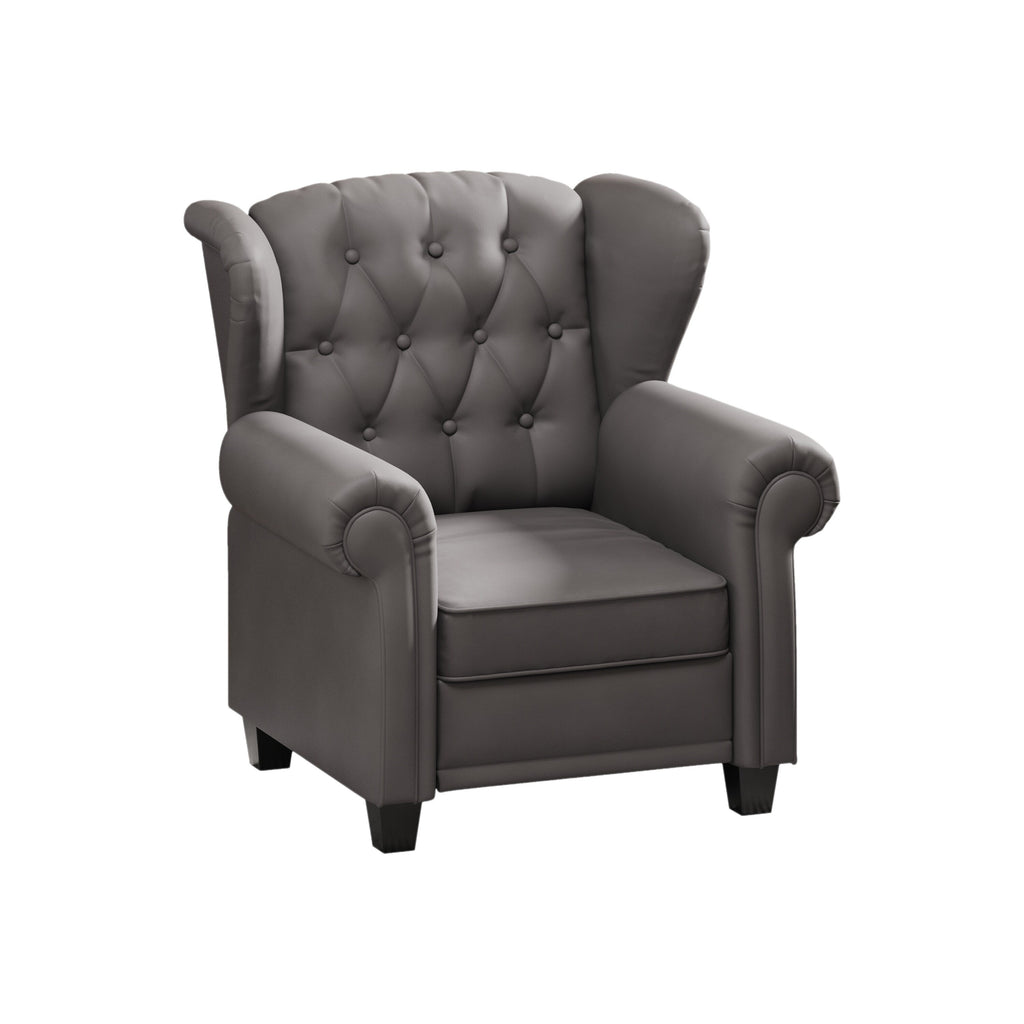 Fauteuil inclinable moderne capitonné et relevable