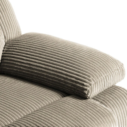 Fauteuil inclinable rembourré moderne avec dossier réglable