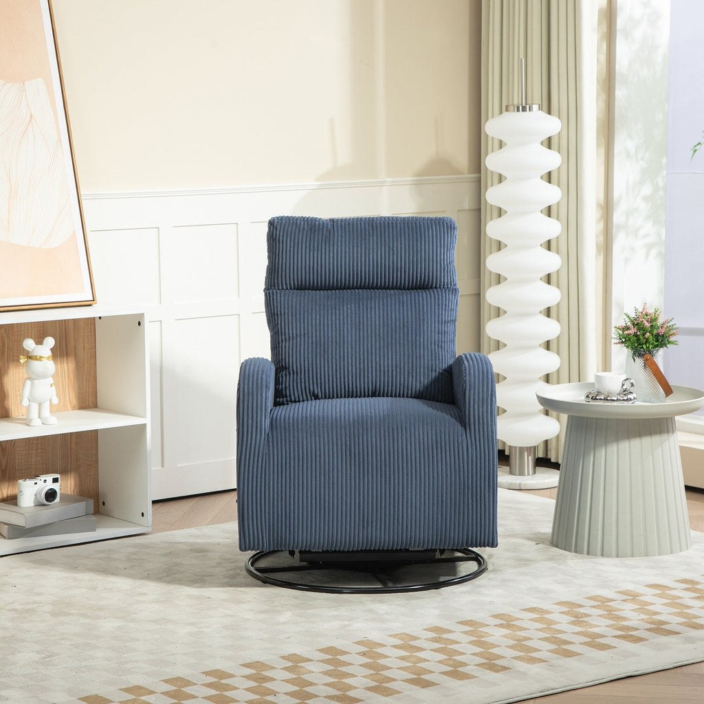 Fauteuil à bascule pivotant et rembourré moderne pour chambre d'enfant