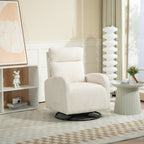 Fauteuil à bascule pivotant et rembourré moderne pour chambre d'enfant