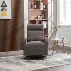 Fauteuil à bascule pivotant et rembourré moderne pour chambre d'enfant