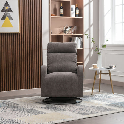 Fauteuil à bascule pivotant et rembourré moderne pour chambre d'enfant