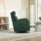 Fauteuil à bascule pivotant et rembourré moderne pour chambre d'enfant