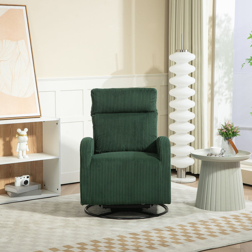Fauteuil à bascule pivotant et rembourré moderne pour chambre d'enfant