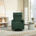 Fauteuil à bascule pivotant et rembourré moderne pour chambre d'enfant