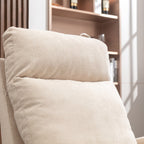 Fauteuil à bascule pivotant et rembourré moderne pour chambre d'enfant