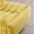 Canapé inclinable moderne en velours sans accoudoirs avec poche latérale et fonction d'inclinaison manuelle pour les petits espaces