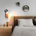 Applique murale moderne avec cordon d'alimentation, luminaire d'intérieur contemporain, lampes de lecture rotatives de chevet nordiques