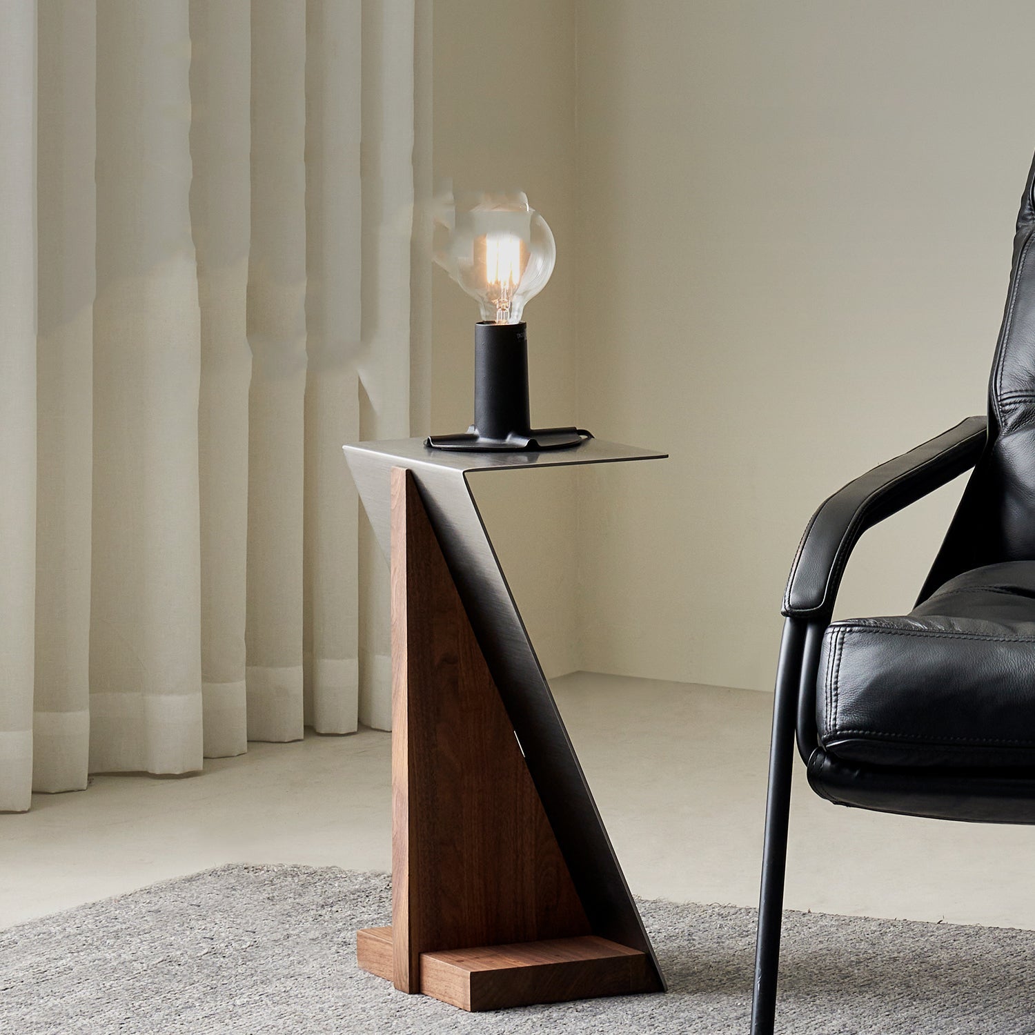 Locke Stainless Steel Side Table