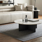 Ensemble de table basse ronde en origami