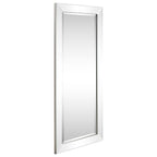 Miroir mural rectangulaire biseauté transparent HD pour salle de bain, coiffeuse et chambre à coucher, 3 tailles