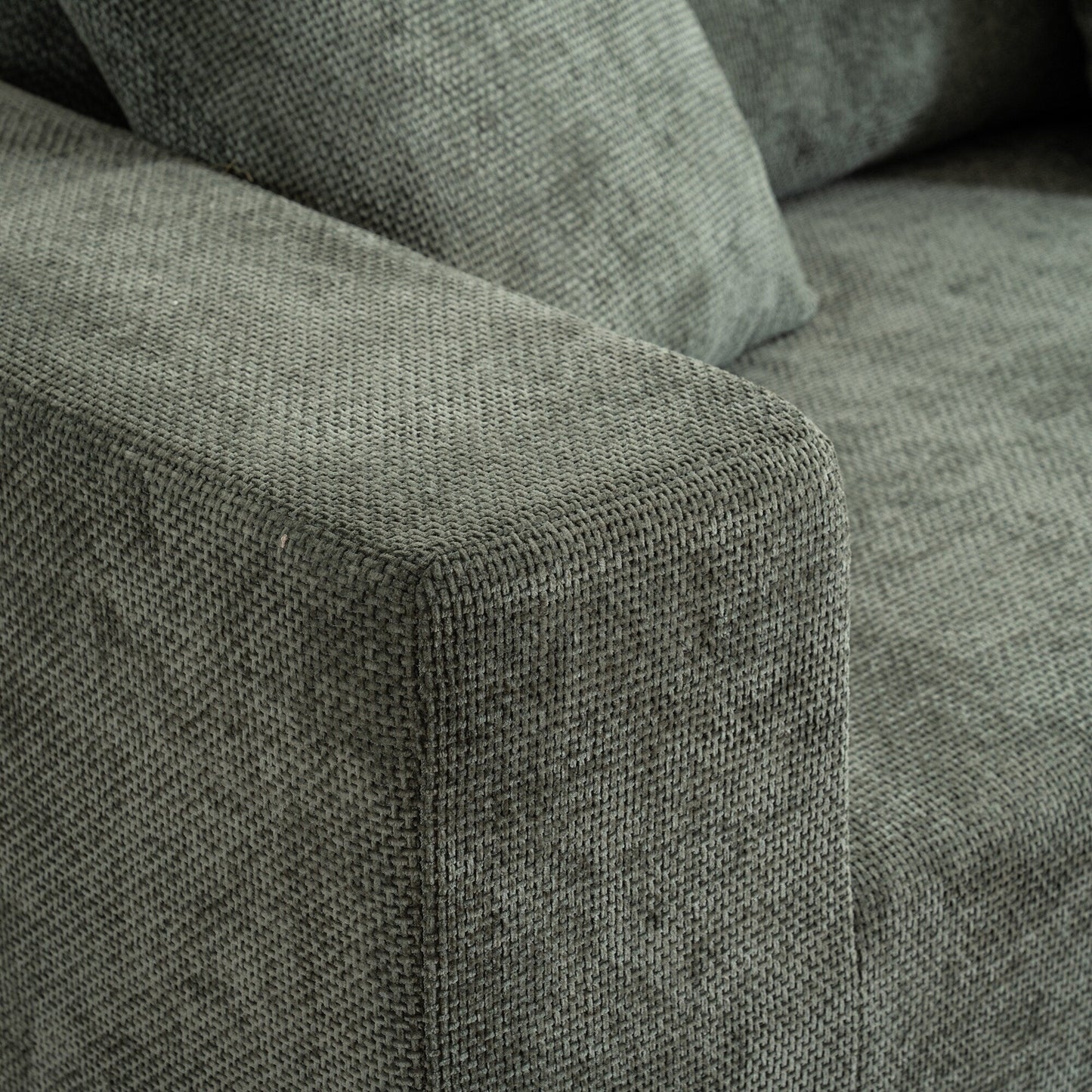 Canapé modulaire 3 places Cloud avec fauteuil en L pour salon et chambre à coucher
