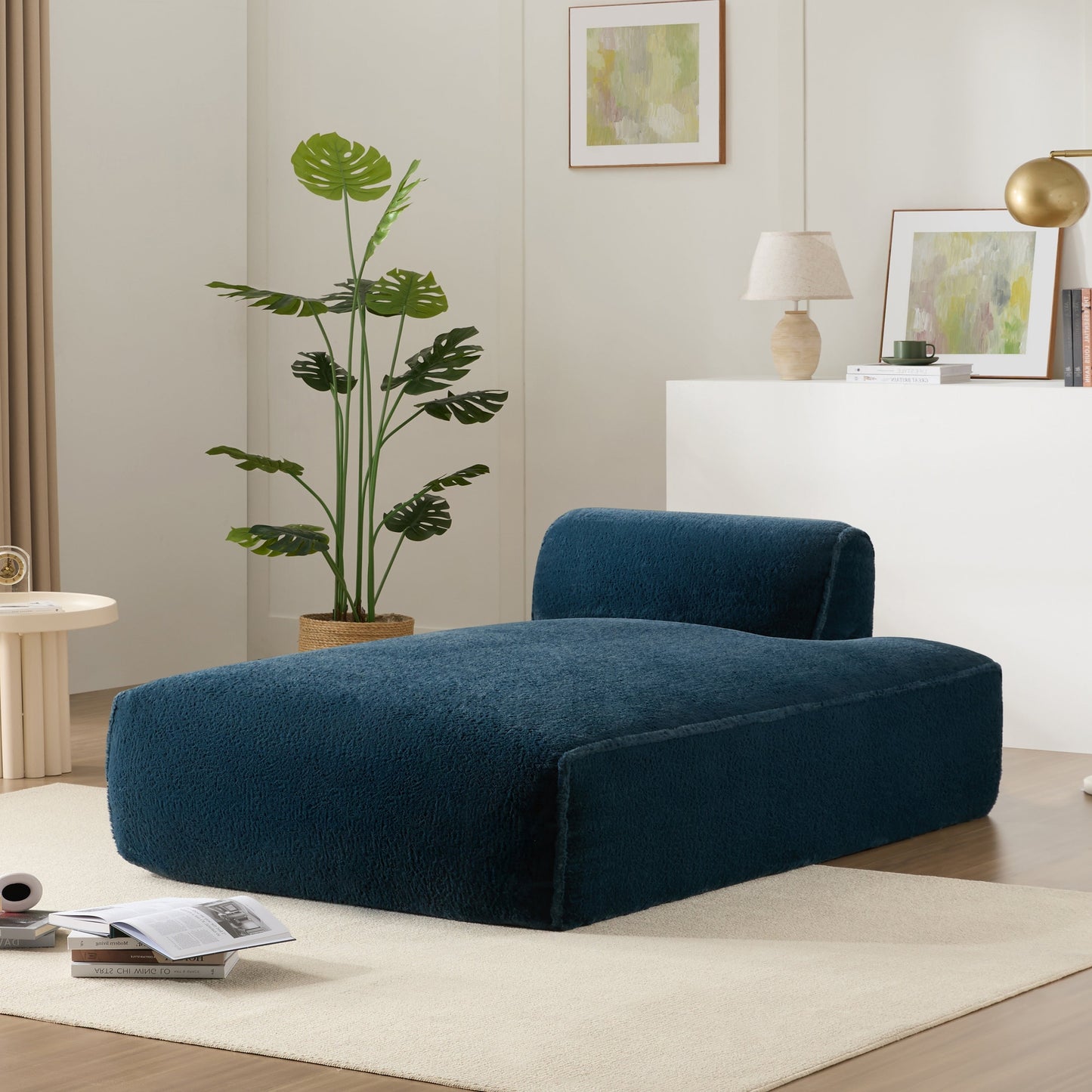 Canapé-lit modulaire de 72 pouces entièrement compressé avec design sans cadre pour salon, aucun assemblage requis